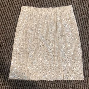 Sequin Mini Skirt